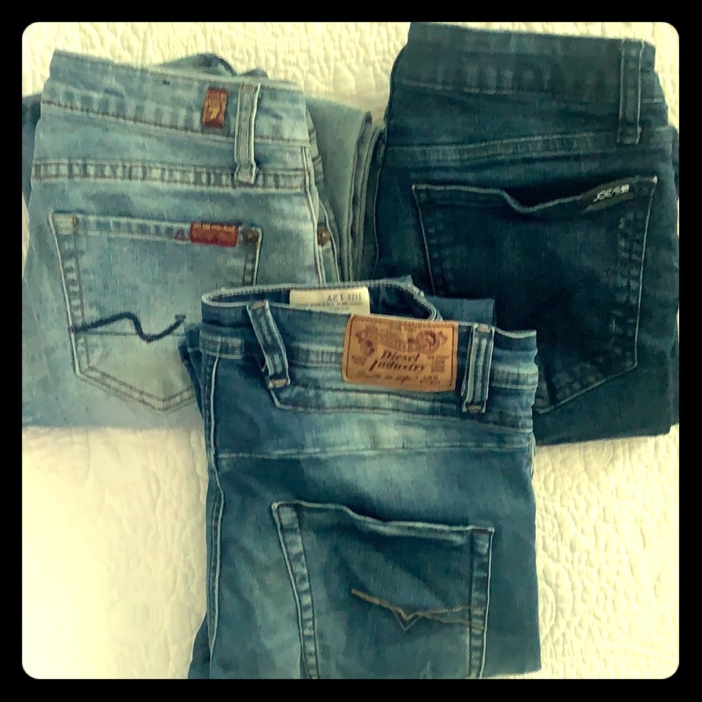Lot of Designer Boys Jeans Size 12 (skinny fit)